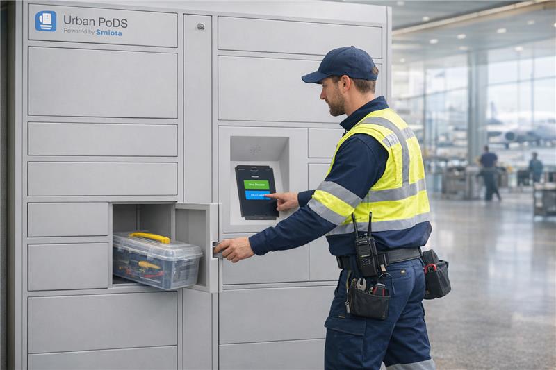 Transforming Airport Maintenance Operations with Smart Lockers